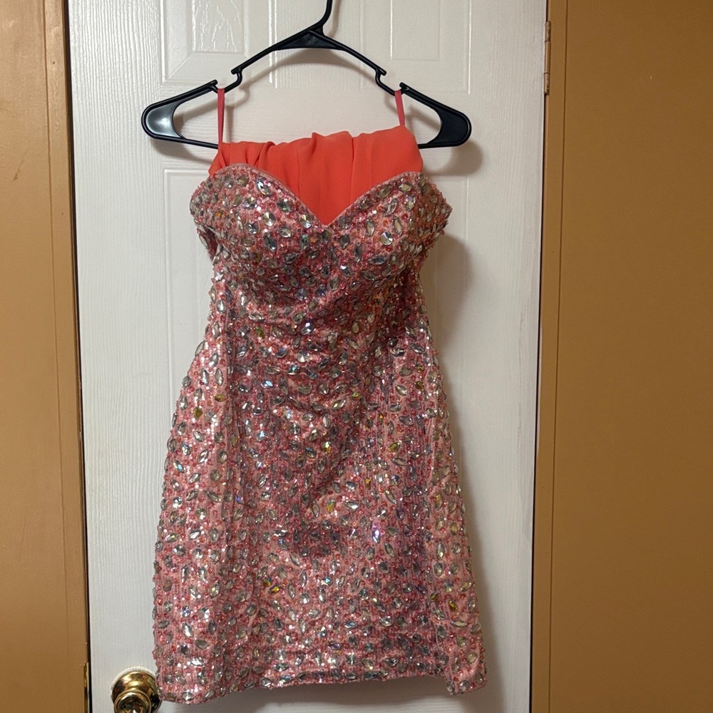Sparkling Pink Kids Dress